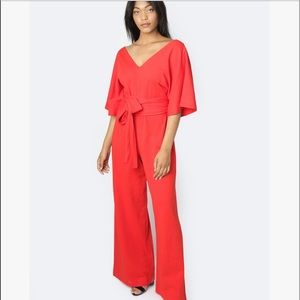 ABLE Rosario Flutter Sleeve Jumpsuit size small